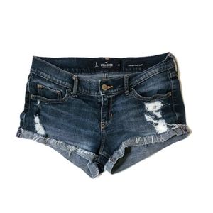 Hollister Low Rise Short Short | Dark Wash